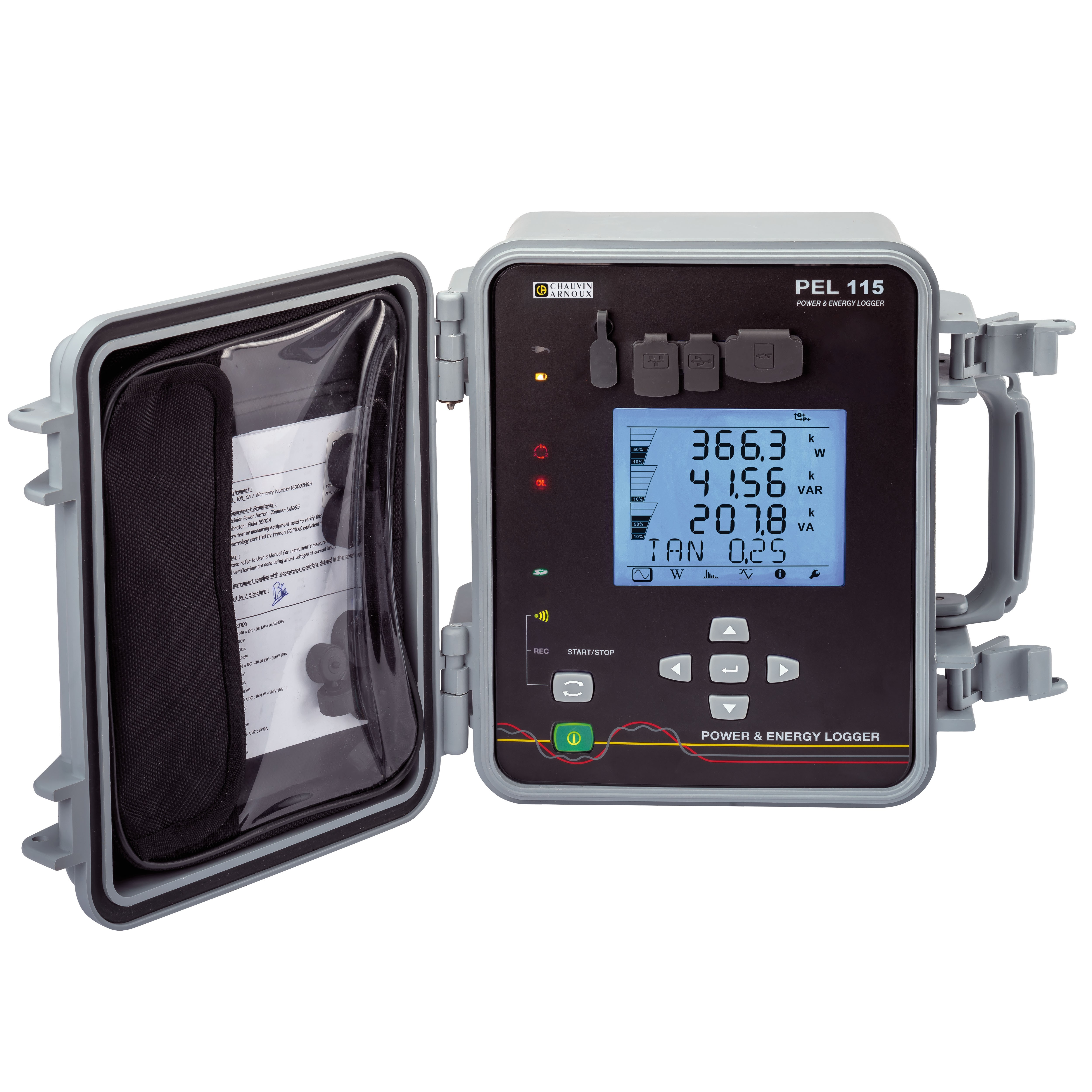 LEISTUNGS-UND ENERGIERECORDER PEL 115